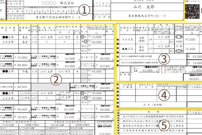 確定申告での介護保険料の記入場所について