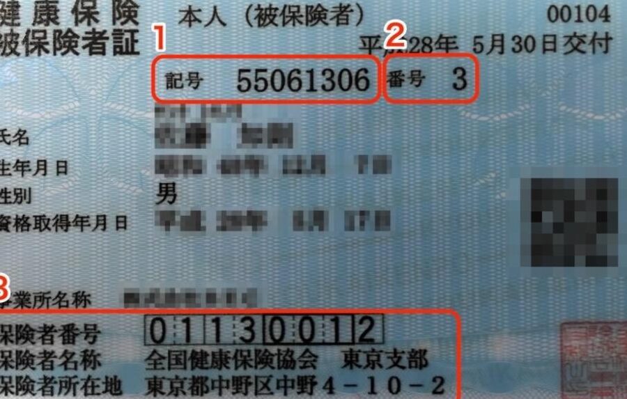 被保険者番号 保険証 どこに記載されているか解説