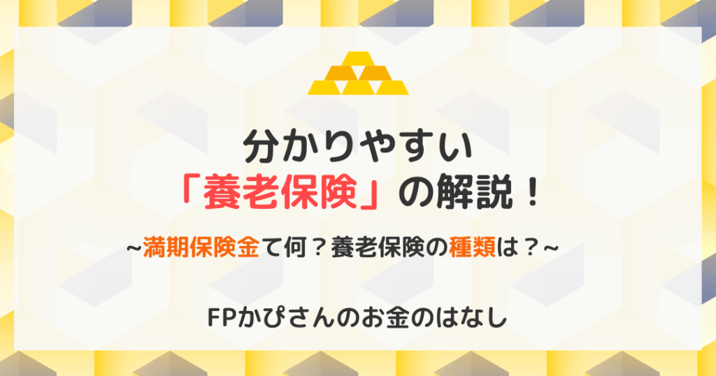 養老保険とは わかりやすく解説するブログ記事
